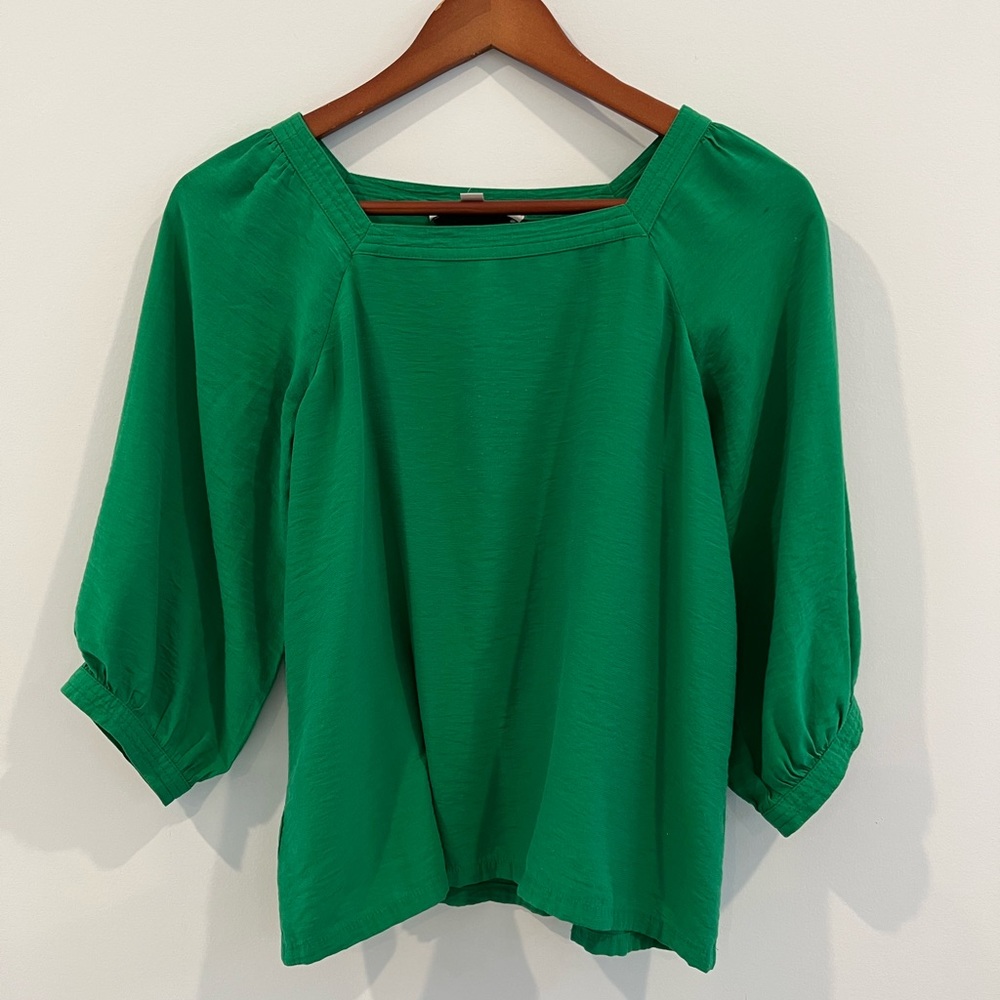 Loft green blouse